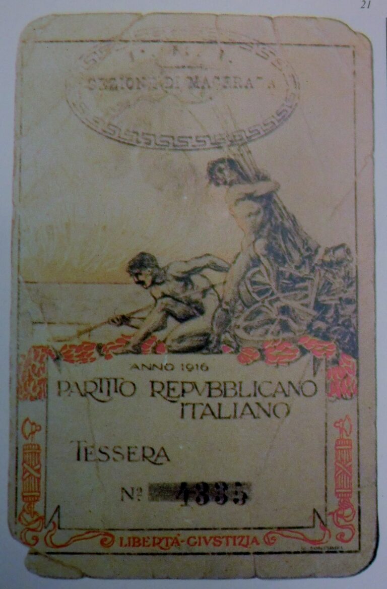 Tessera PRI 1916